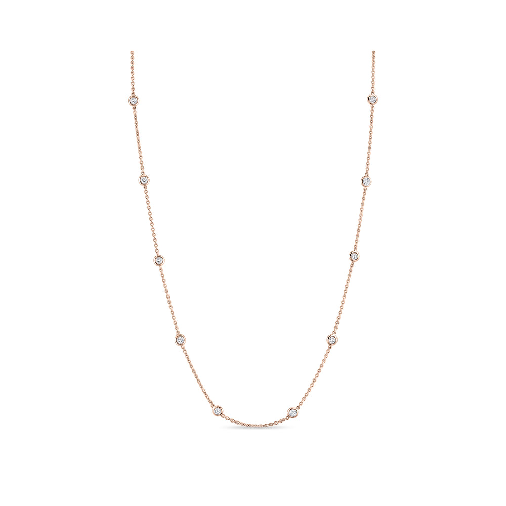 Bezel By The Yard Lab Diamond Necklace image 13
