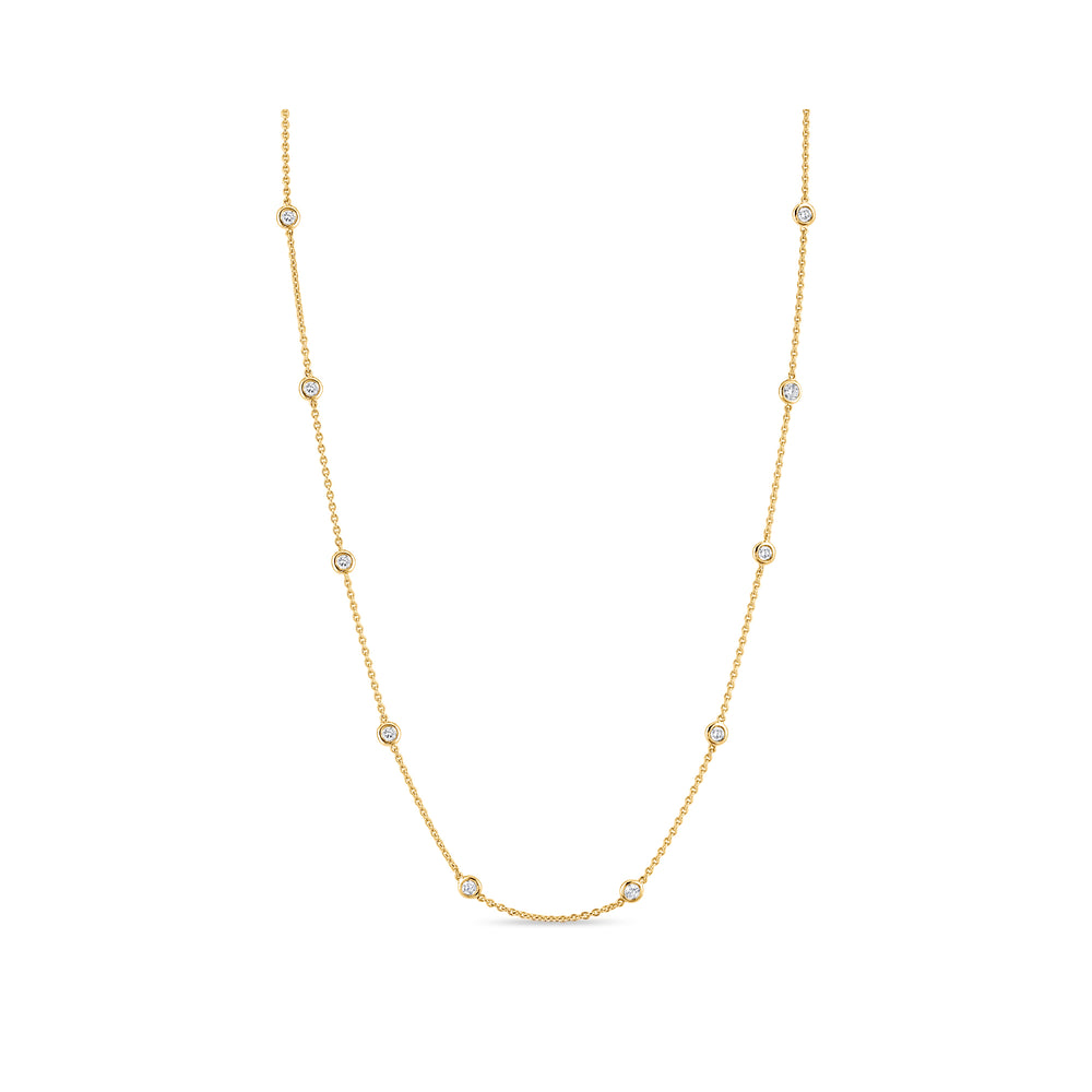 Bezel By The Yard Lab Diamond Necklace image 11