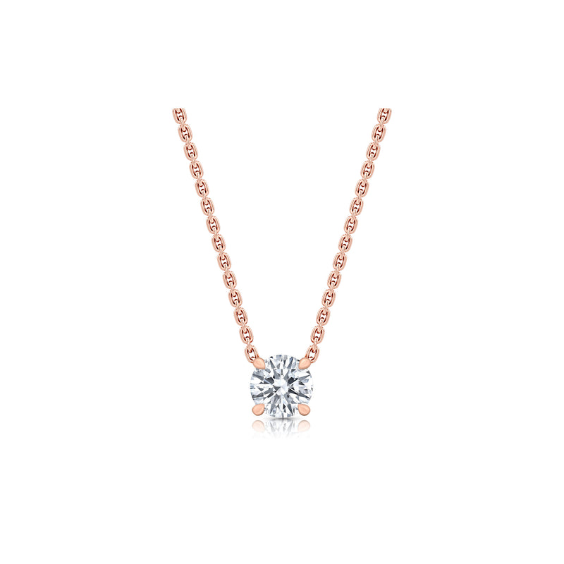 Chelsea Lab Diamond Round Brilliant Pendant image 11