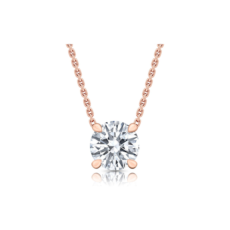 Chelsea Lab Diamond Round Brilliant Pendant image 14