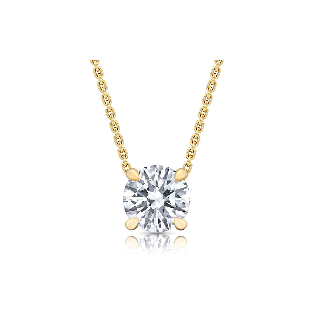 Chelsea Lab Diamond Round Brilliant Pendant image 9
