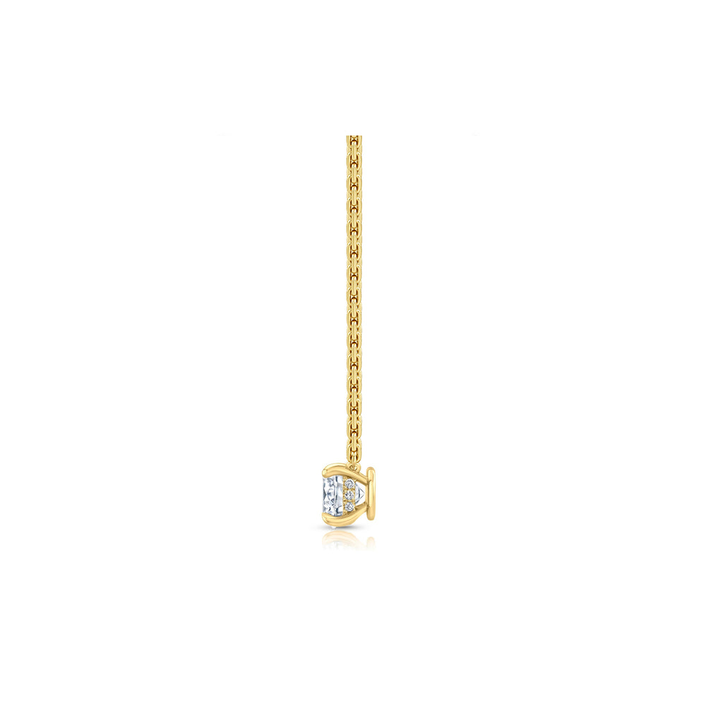 Chelsea Lab Diamond Round Brilliant Pendant image 7