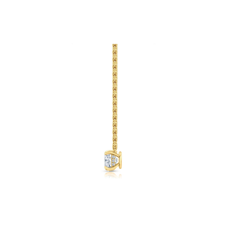 Chelsea Lab Diamond Round Brilliant Pendant image 7