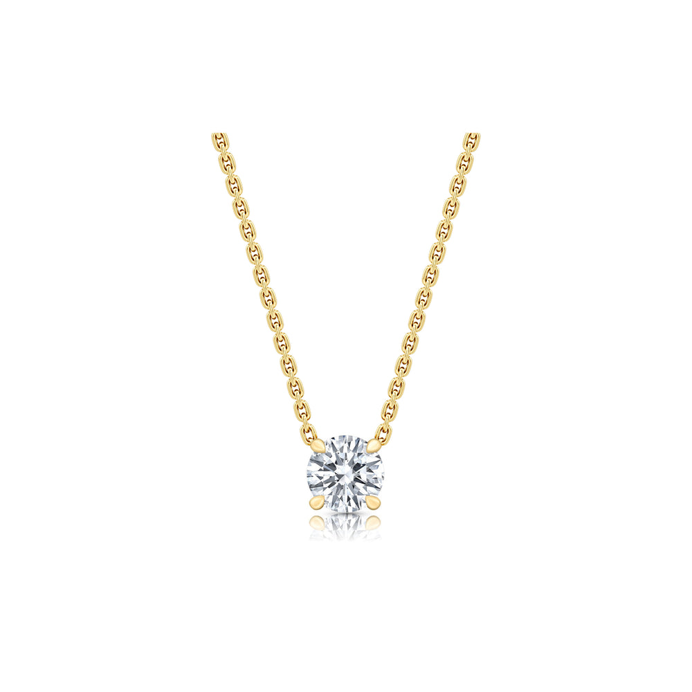 Chelsea Lab Diamond Round Brilliant Pendant image 6