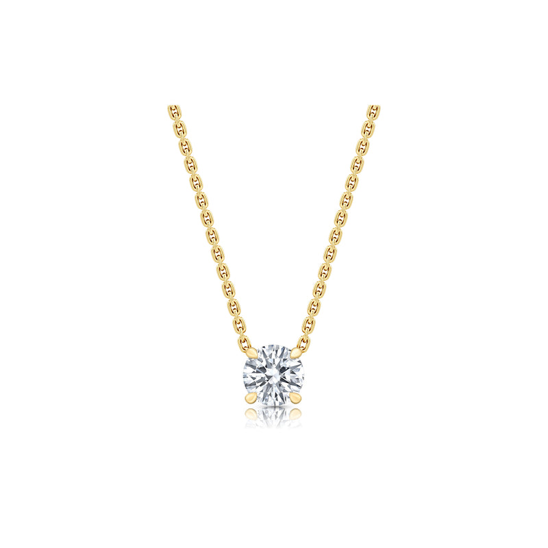 Chelsea Lab Diamond Round Brilliant Pendant image 6