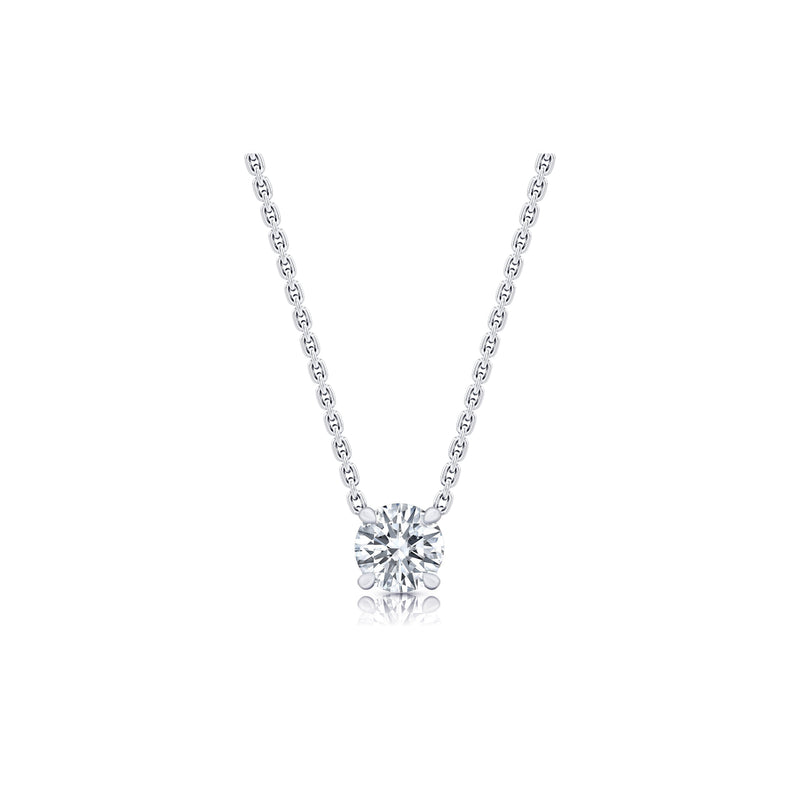 Chelsea Lab Diamond Round Brilliant Pendant image 1