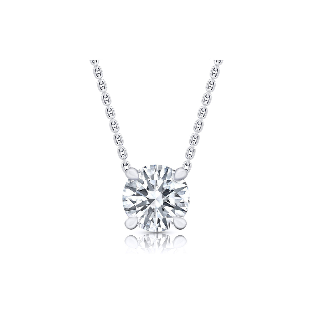 Chelsea Lab Diamond Round Brilliant Pendant image 19