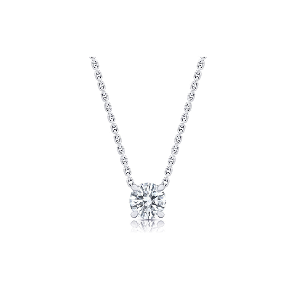 Chelsea Lab Diamond Round Brilliant Pendant image 21