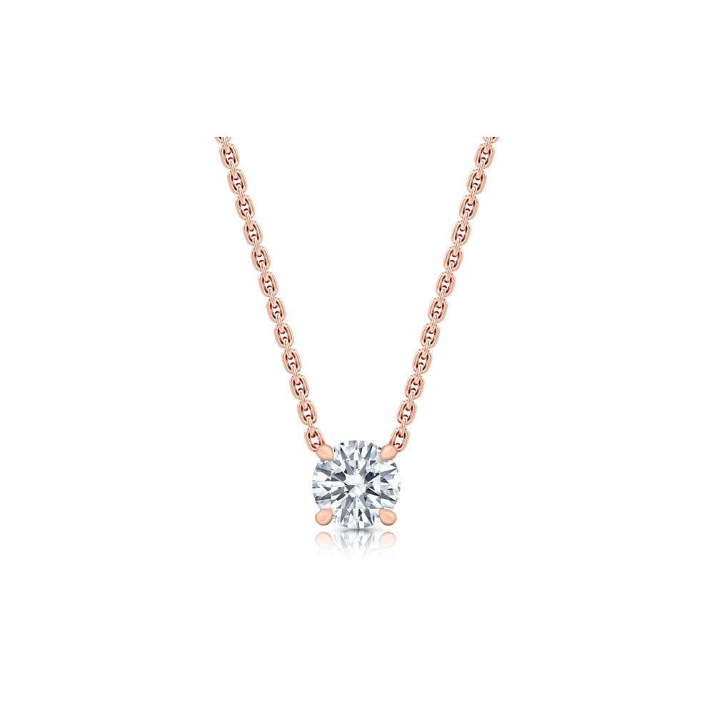 Chelsea Lab Diamond Round Brilliant Pendant image 31