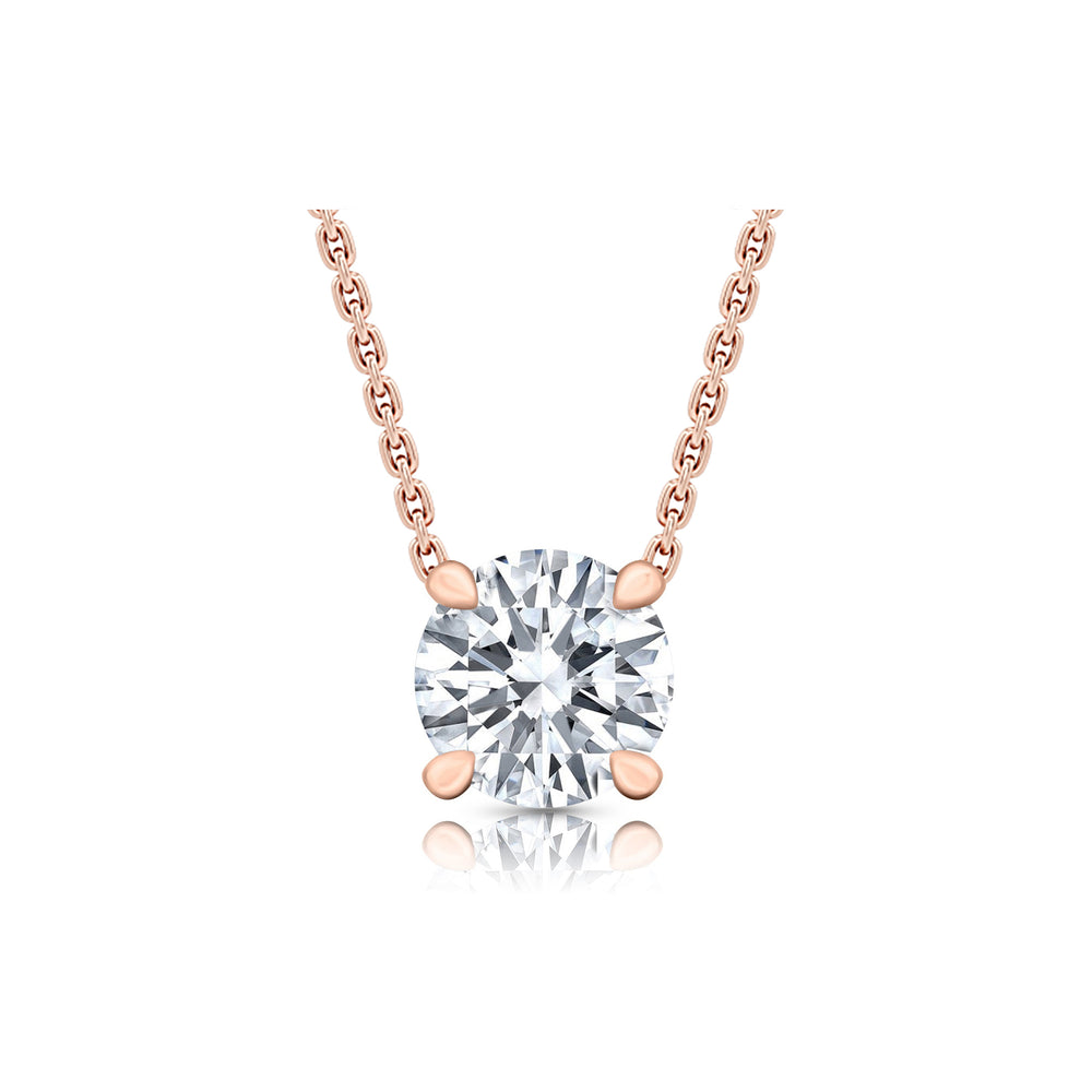 Chelsea Lab Diamond Round Brilliant Pendant image 34