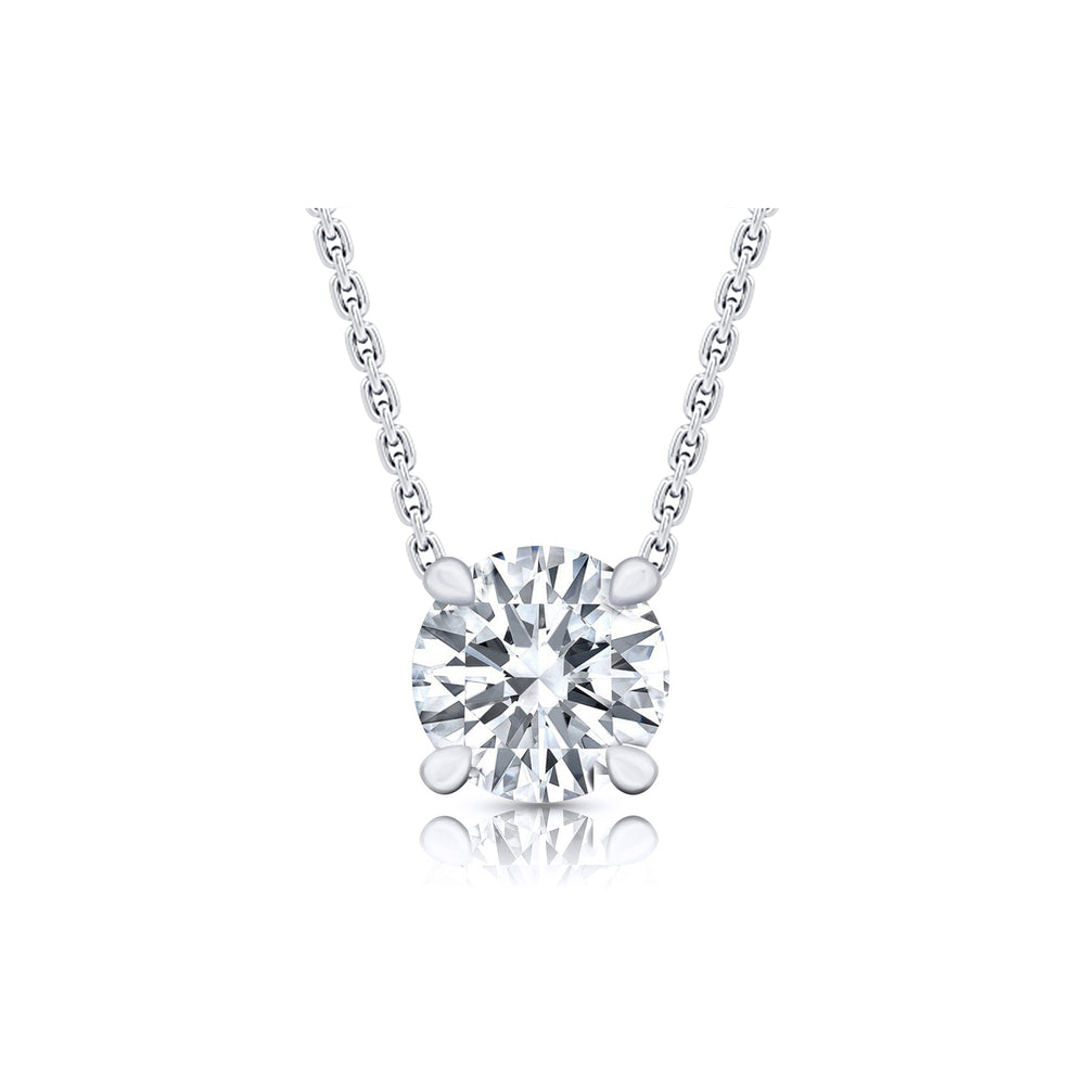 Chelsea Lab Diamond Round Brilliant Pendant image 24
