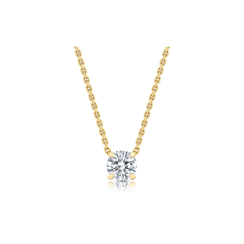 Chelsea Lab Diamond Round Brilliant Pendant image 26