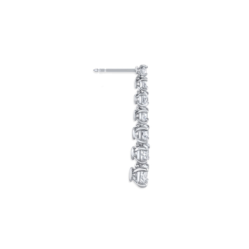 Olivia Lab Diamond Drop Earrings image 2