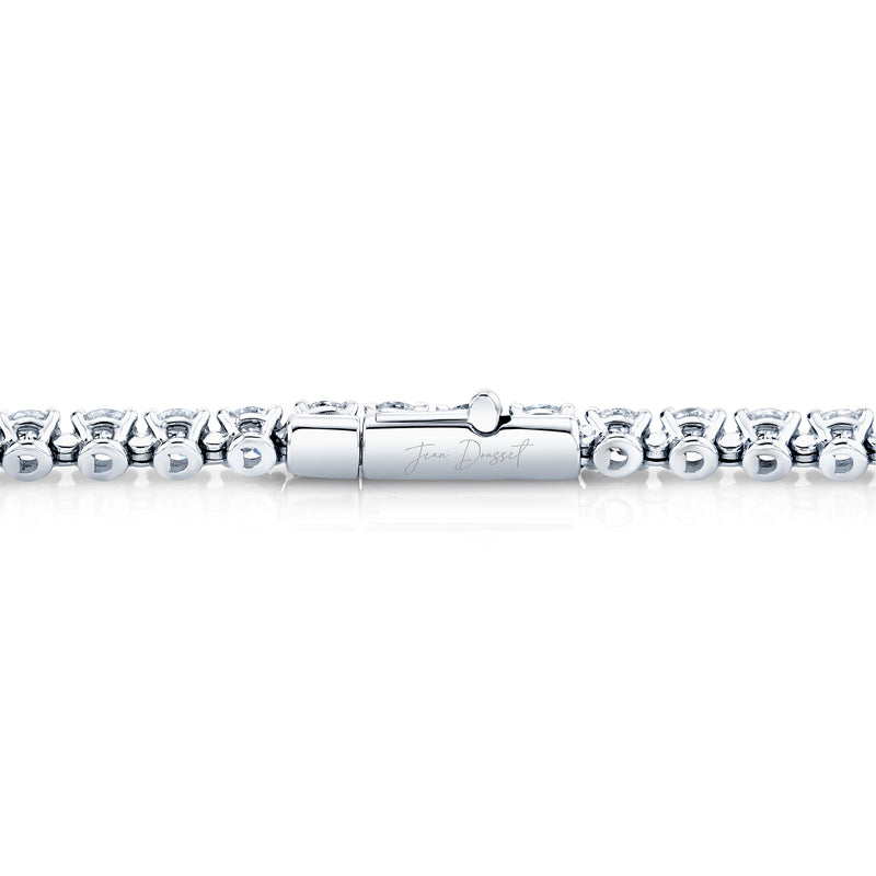 Olivia Round Brilliant Lab Diamond Tennis Necklace image 2