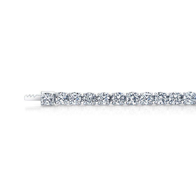 Olivia Round Brilliant Lab Diamond Tennis Necklace image 3