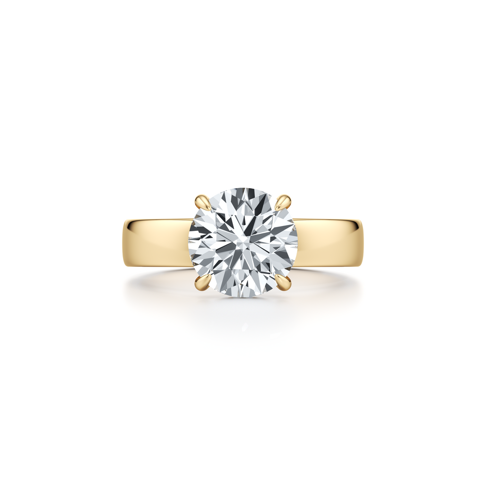 Hayden JD Heritage Round Brilliant Solitaire Lab Diamond Engagement Ring image 1