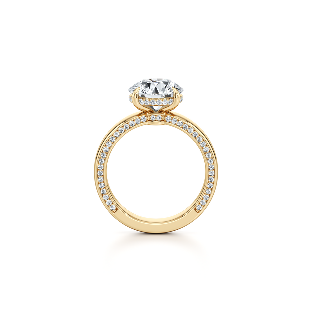 Hayden JD Heritage Round Brilliant Solitaire Lab Diamond Engagement Ring image 3