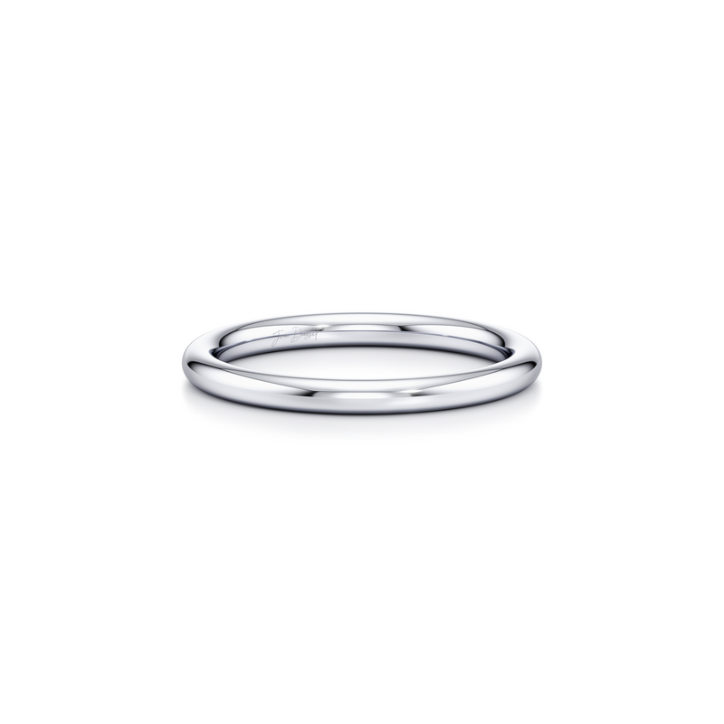 Kate High Polish Wedding Band image 1
