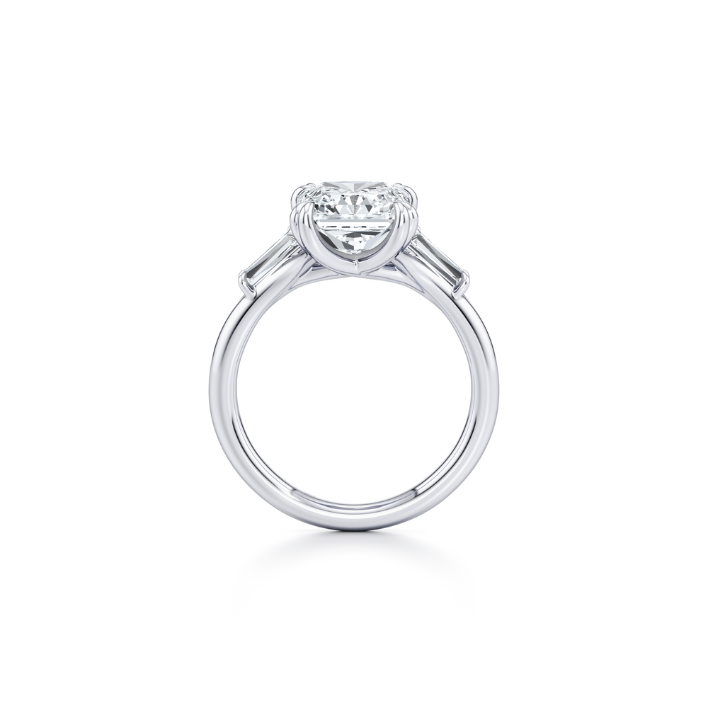Jane Radiant Three Stone Engagement Ring image 4