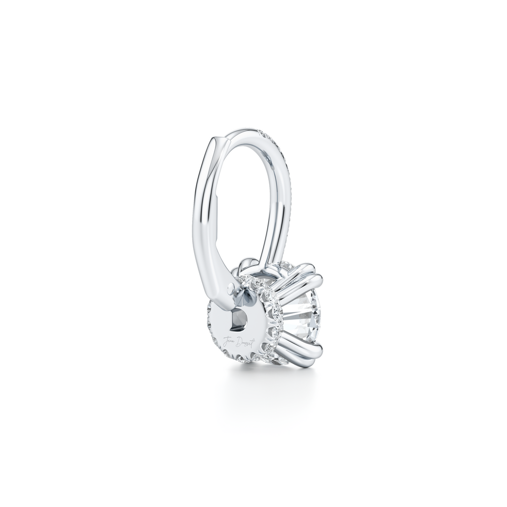 Elle Round Brilliant Leverback Earrings image 12