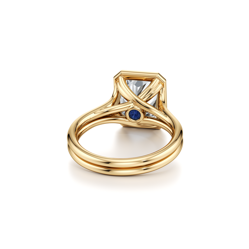 Elle Bezel Solitaire Lab Diamond Engagement Ring image 89