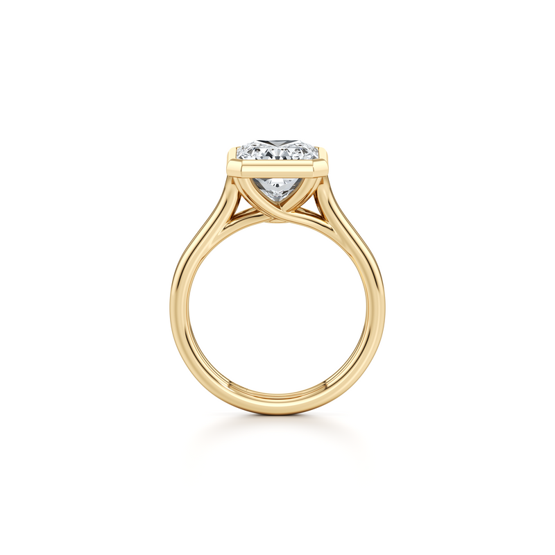 Elle Bezel Solitaire Lab Diamond Engagement Ring image 88