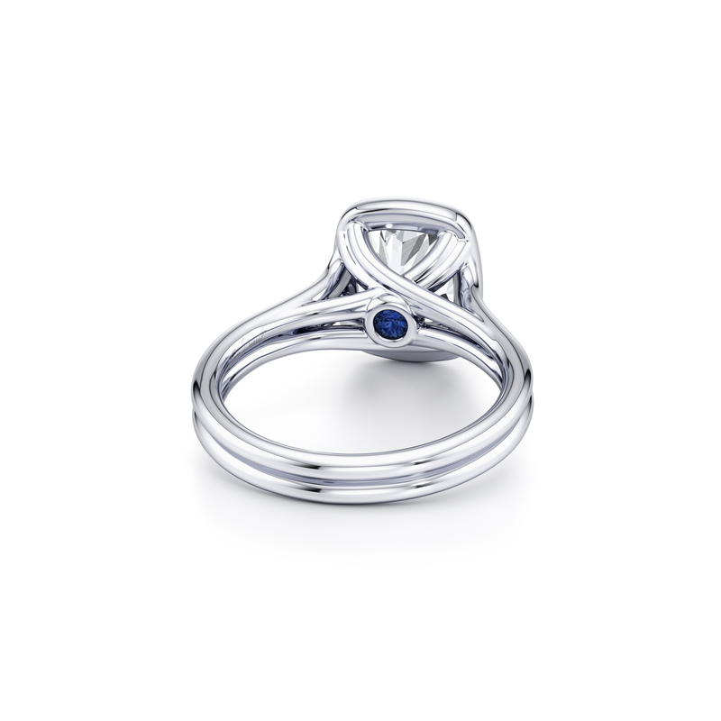 Elle Bezel Solitaire Lab Diamond Engagement Ring image 44
