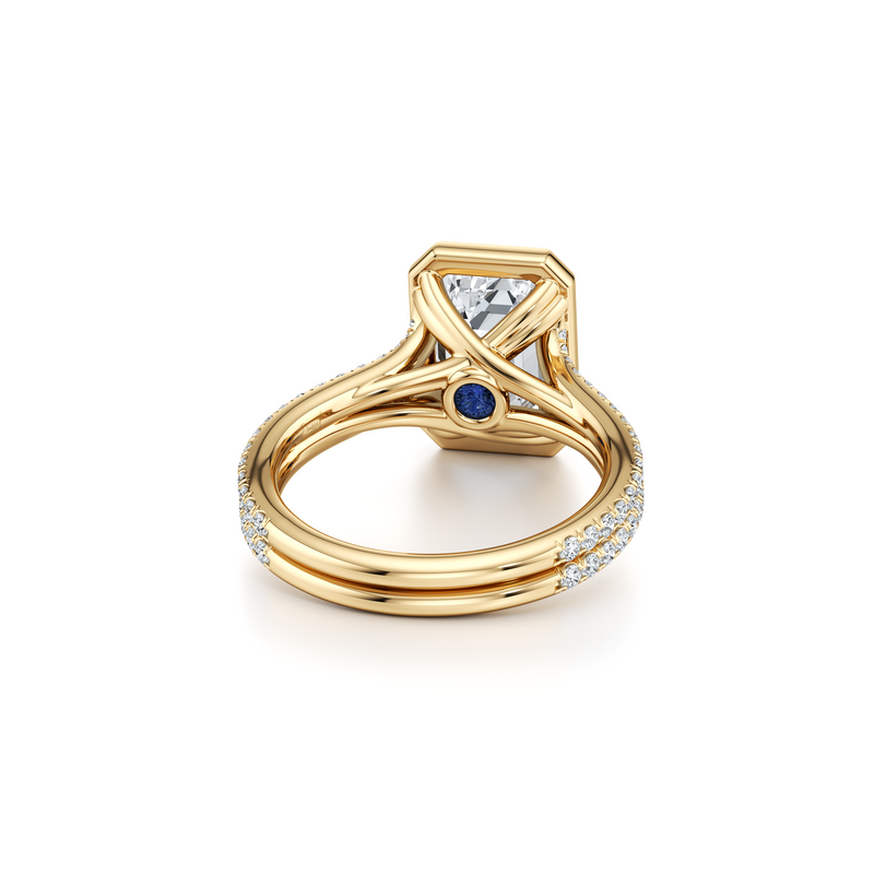 Elle Bezel Solitaire Lab Diamond Engagement Ring image 69