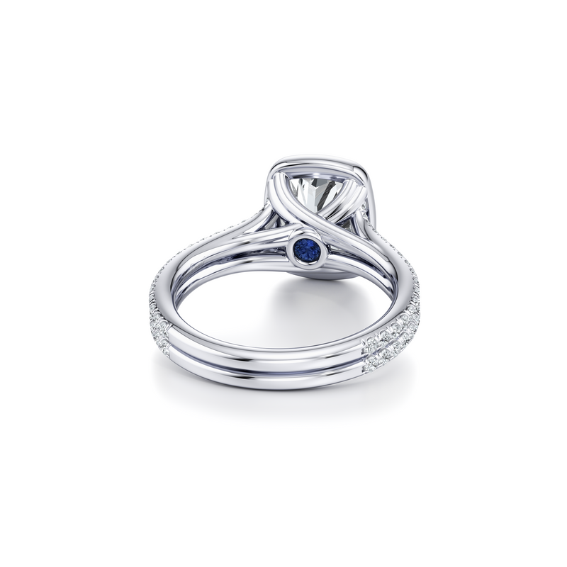 Elle Bezel Solitaire Lab Diamond Engagement Ring image 44