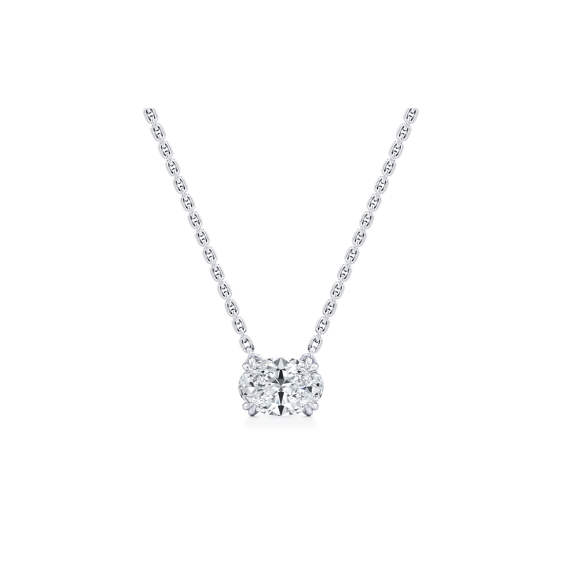 Elle Lab Diamond Oval Pendant image 13