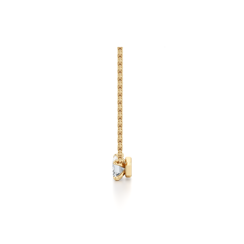 Elle Lab Diamond Emerald Pendant image 5