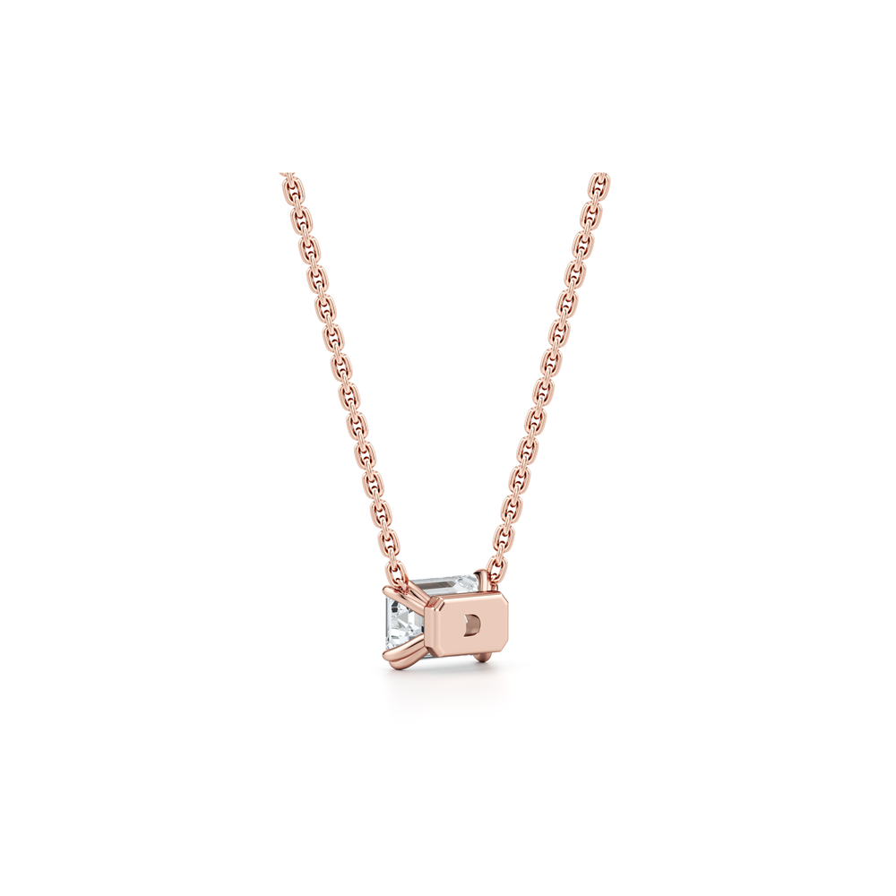 Elle Lab Diamond Emerald Pendant image 21