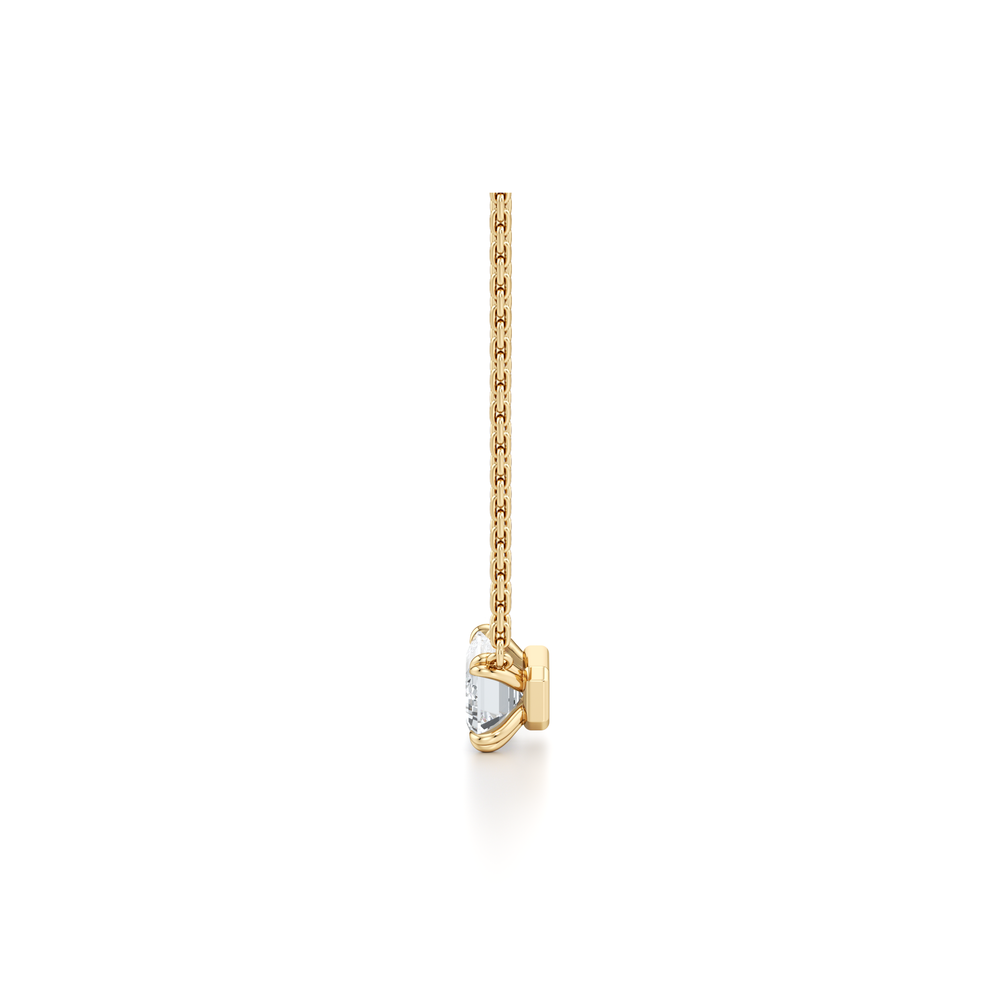 Elle Lab Diamond Emerald Pendant image 17