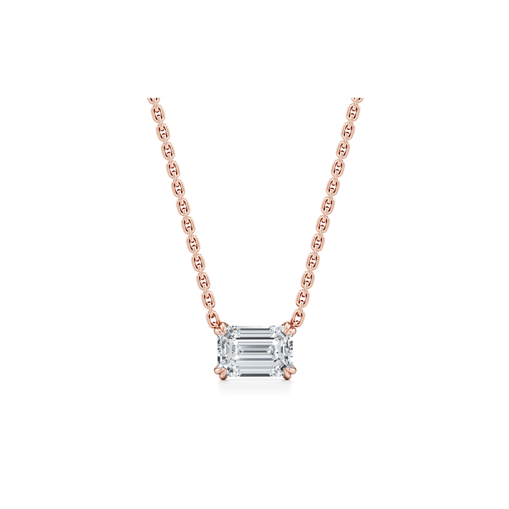 Elle Lab Diamond Emerald Pendant image 31