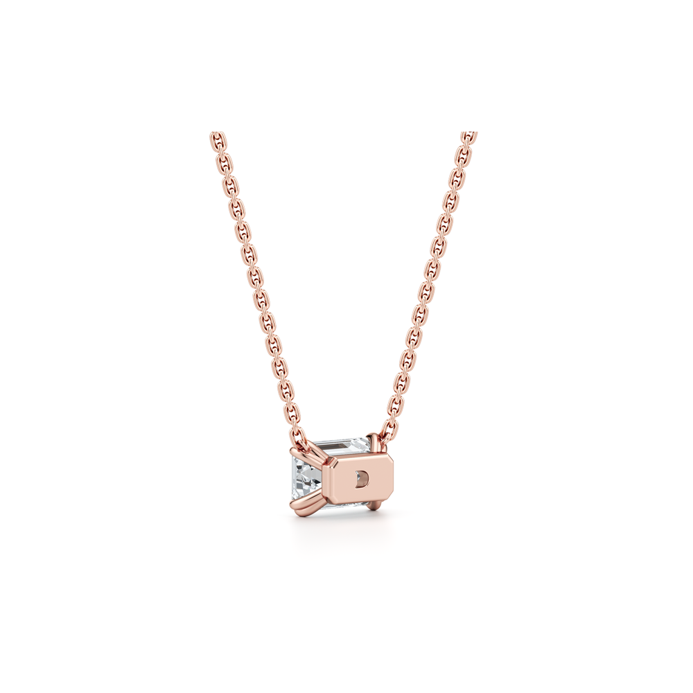 Elle Lab Diamond Emerald Pendant image 33