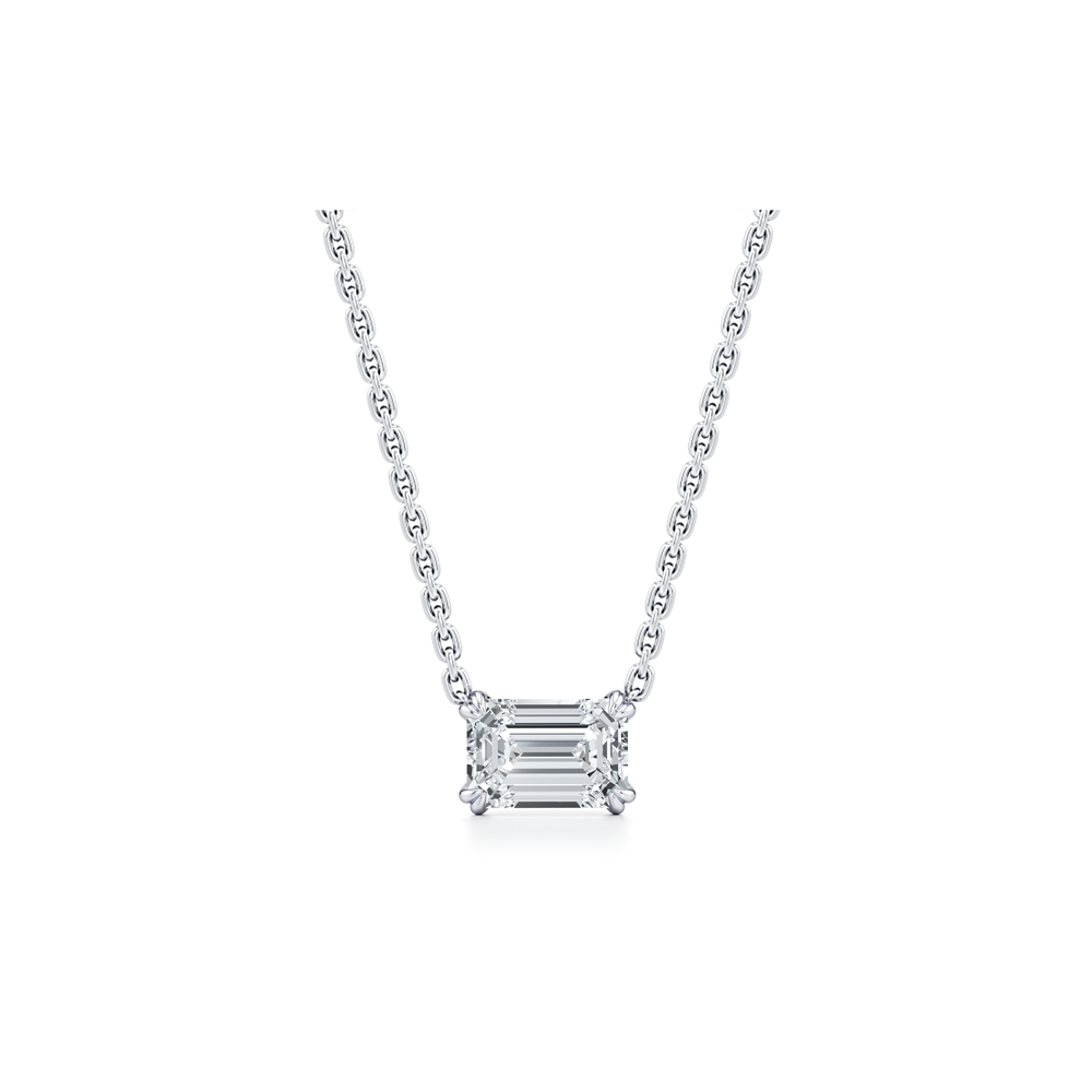 Elle Lab Diamond Emerald Pendant image 34