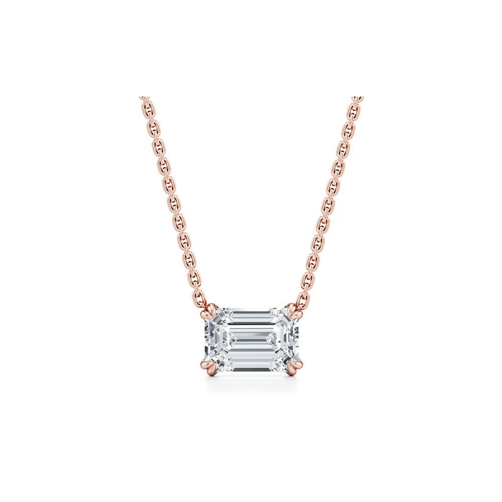 Elle Lab Diamond Emerald Pendant image 43
