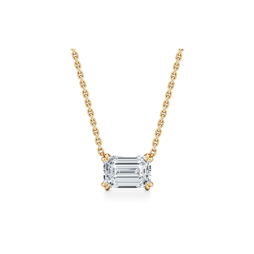 Elle Lab Diamond Emerald Pendant image 40