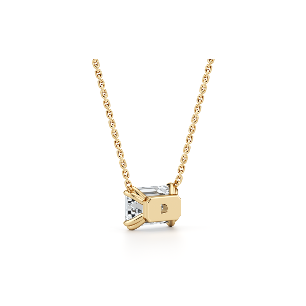 Elle Lab Diamond Emerald Pendant image 42