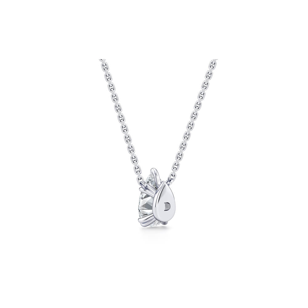 Elle Pear Pendant 2 CTW Front View