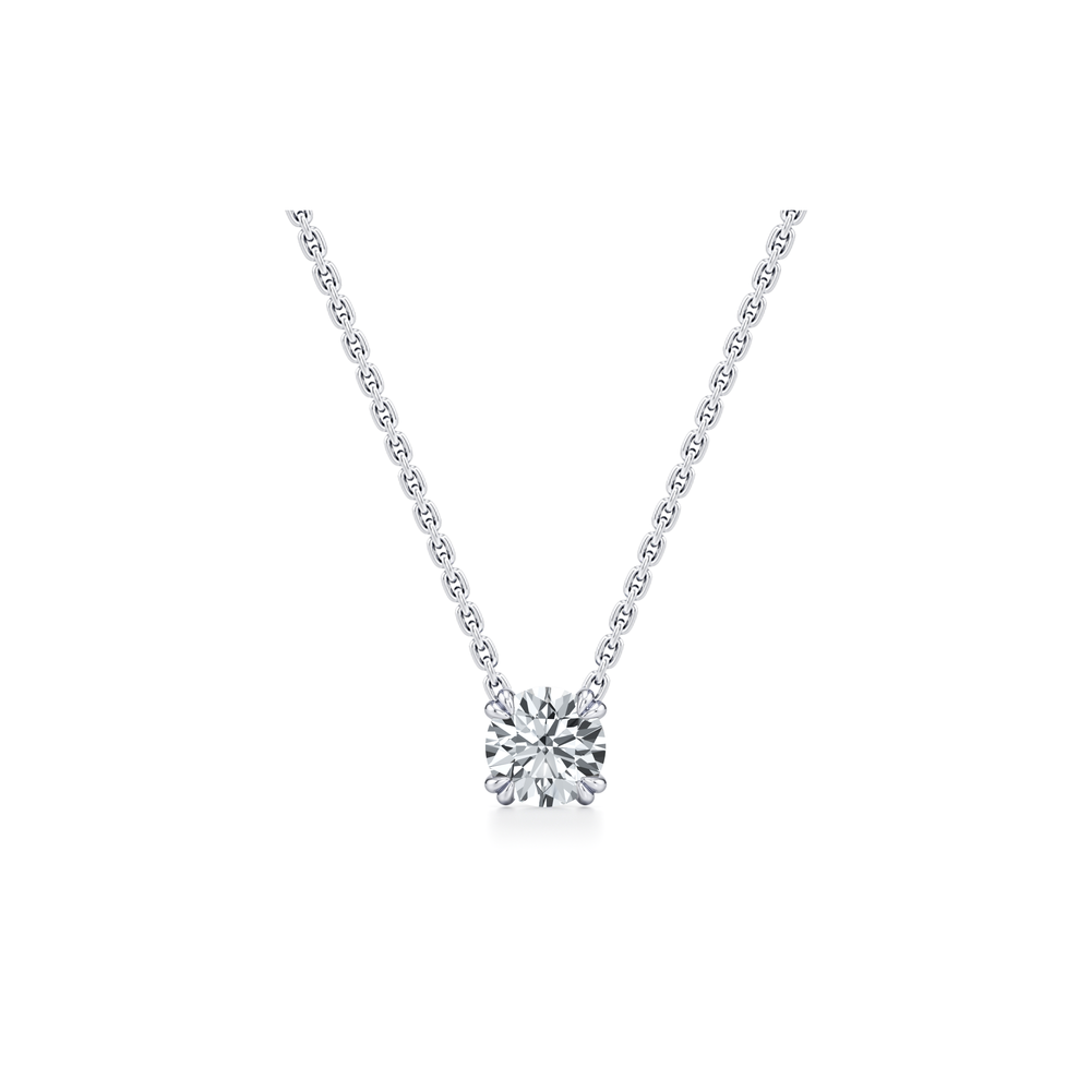 Elle Round Brilliant Pendant image 1