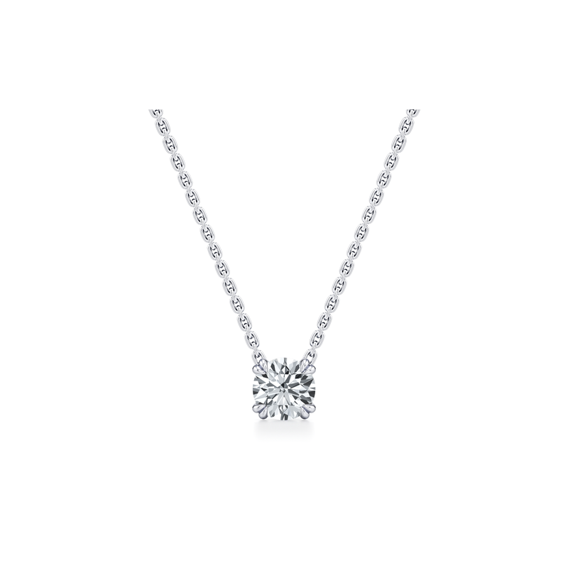 Elle Round Brilliant Pendant image 1