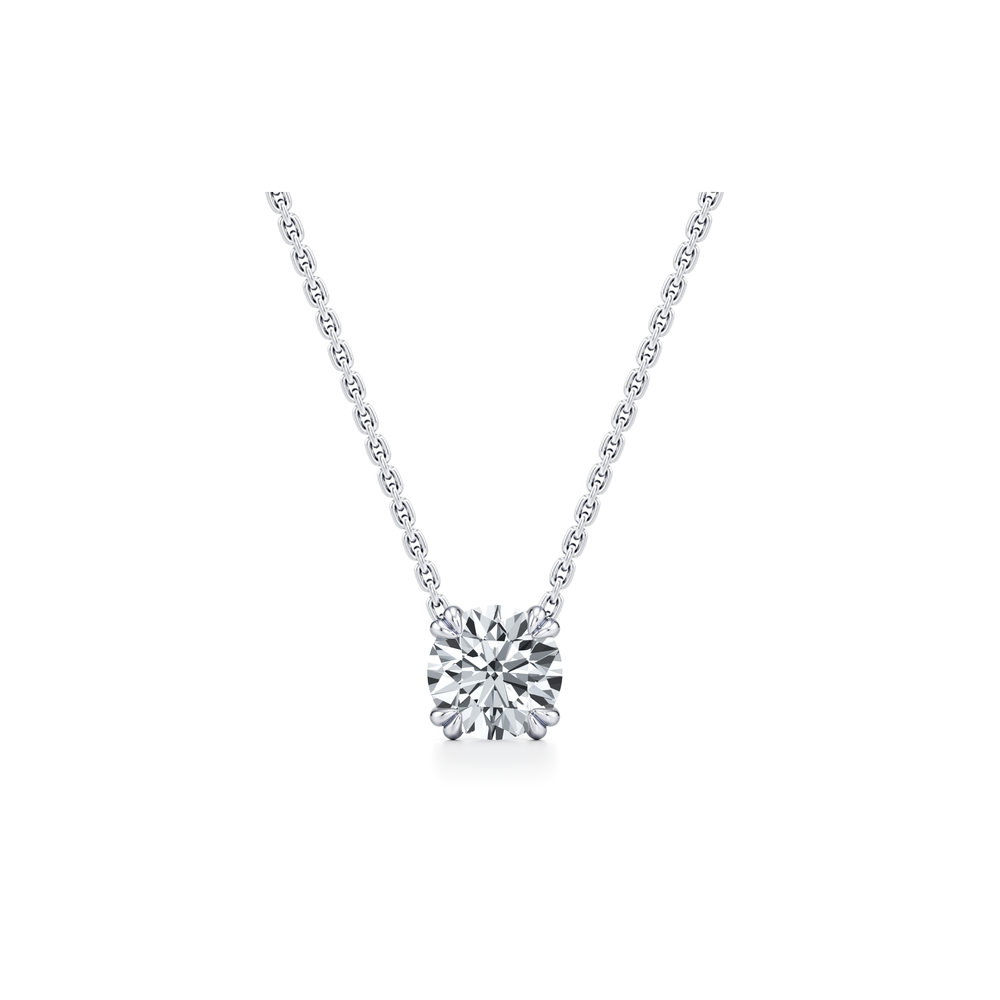 Elle Round Brilliant Pendant image 31