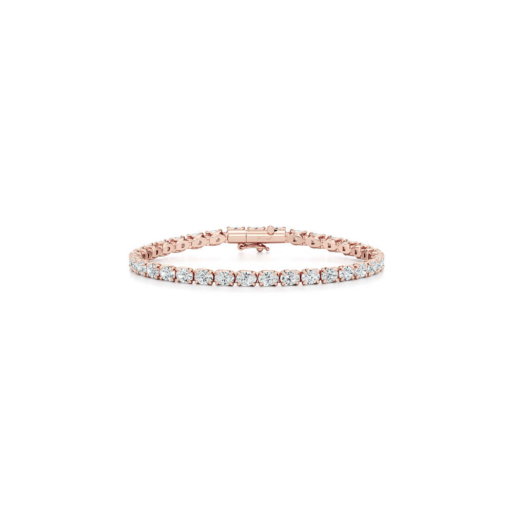 Elle Oval Lab Diamond Tennis Bracelet image 11