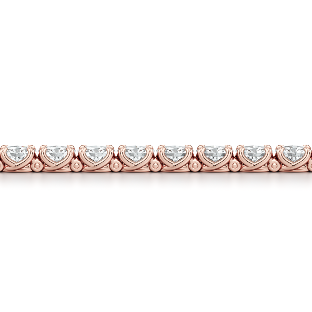 Elle Oval Lab Diamond Tennis Bracelet image 12