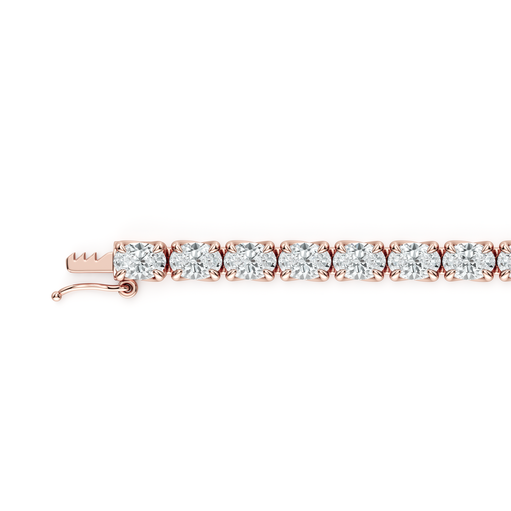 Elle Oval Lab Diamond Tennis Bracelet image 14