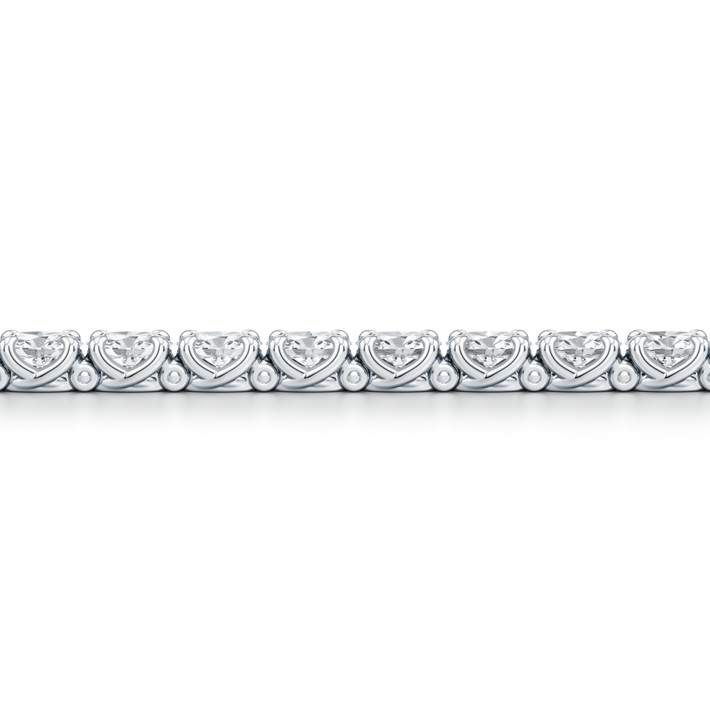 Elle Oval Lab Diamond Tennis Bracelet image 2