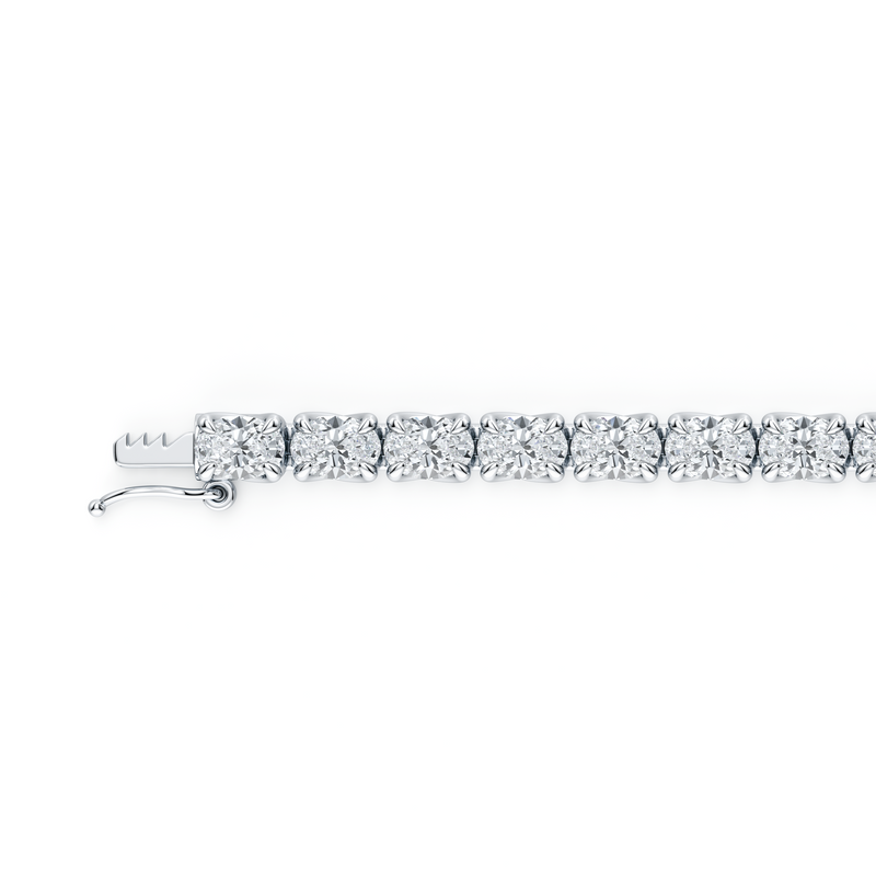Elle Oval Lab Diamond Tennis Bracelet image 4