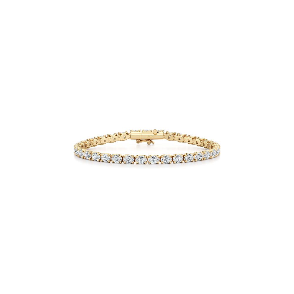 Elle Oval Lab Diamond Tennis Bracelet image 6