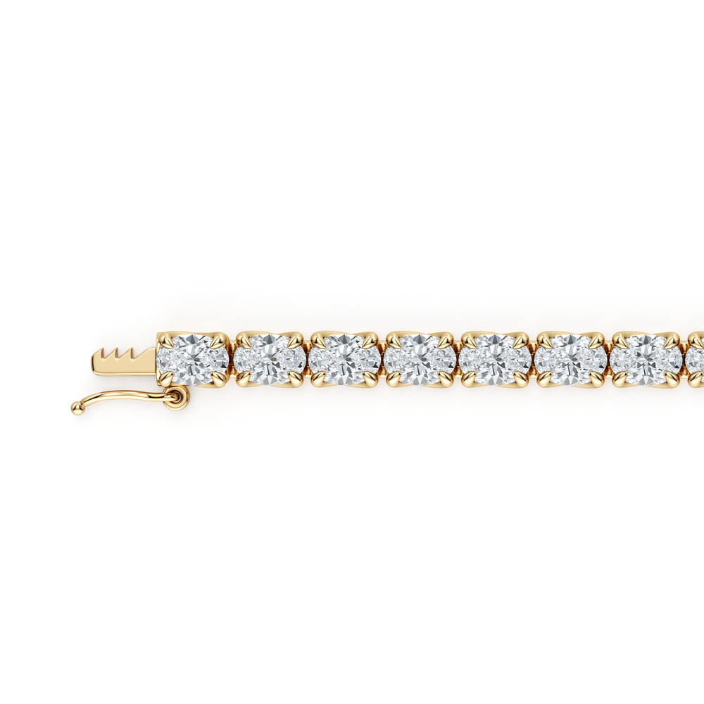 Elle Oval Lab Diamond Tennis Bracelet image 9
